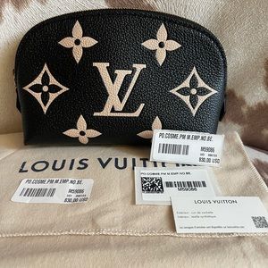Louis Vuitton Monogram Empreinte Cosmetic Pouch PM